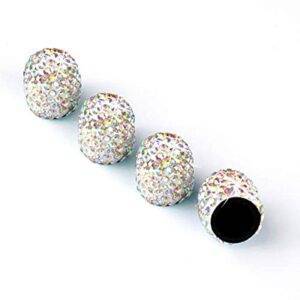 Crystal Rhinestone Tire Valve Stem Caps Dustproof
