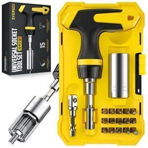 Universal Socket Tools Ratchet Screwdriver Bit Set With Adapter