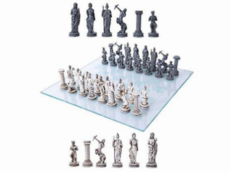 Ebros Greek Mythology Chess Set