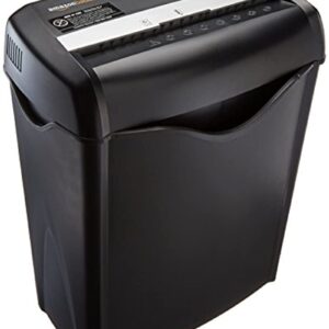 6-Sheet Cross-Cut Paper and Credit Card Home Office Shredder