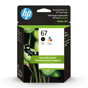 Original HP 67 Black/Tri-color Ink Cartridges (2-pack)