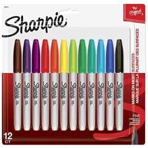 Sharpie Fine Point Permanent Marker, Assorted Colors