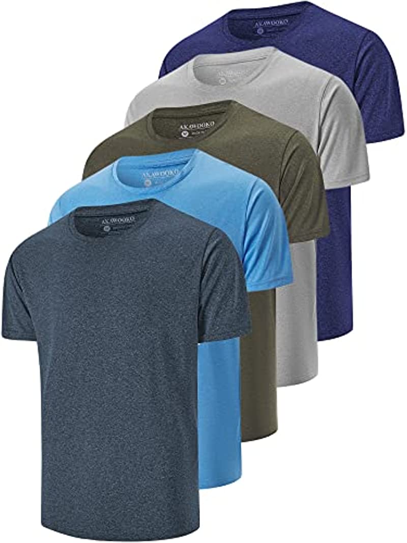 AKAWOOKO Men's Casual T-Shirt Athletic Short Sleeve - Pirrol