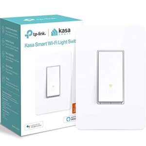Smart Light Switch Works with Alexa UL Certified No Hub Required, White