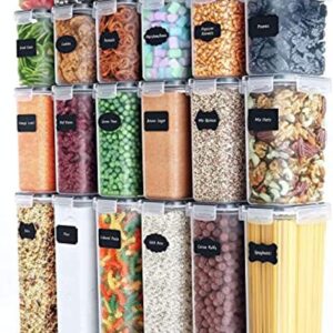 Airtight Food Storage Containers for Kitchen Organization 24 Pack