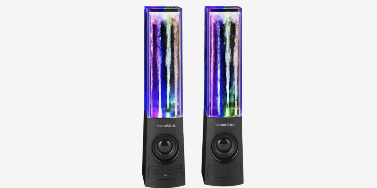2. SoundSOUL Bluetooth Dancing Water Speakers LED Speakers Wireless