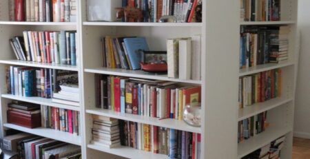 Corner Bookshelves