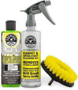 Chemical Guys Foaming Citrus Fabric Clean Drill Brush Kit
